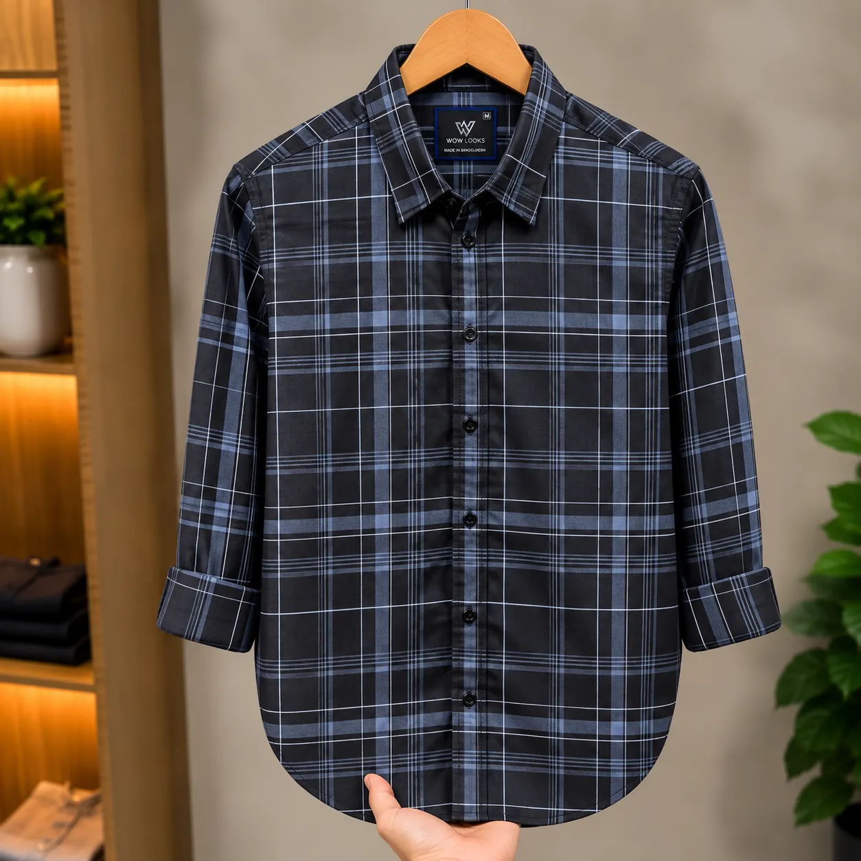 Premium Shirt-Garments Check Fabric