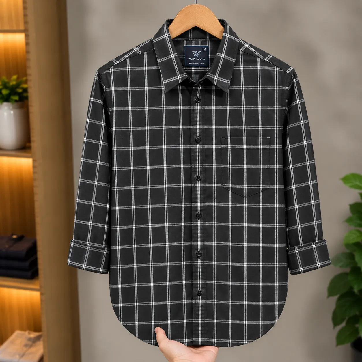 Premium Shirt-Garments Check Fabric
